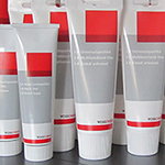 Several tubes of water-based one-part acrylic filling